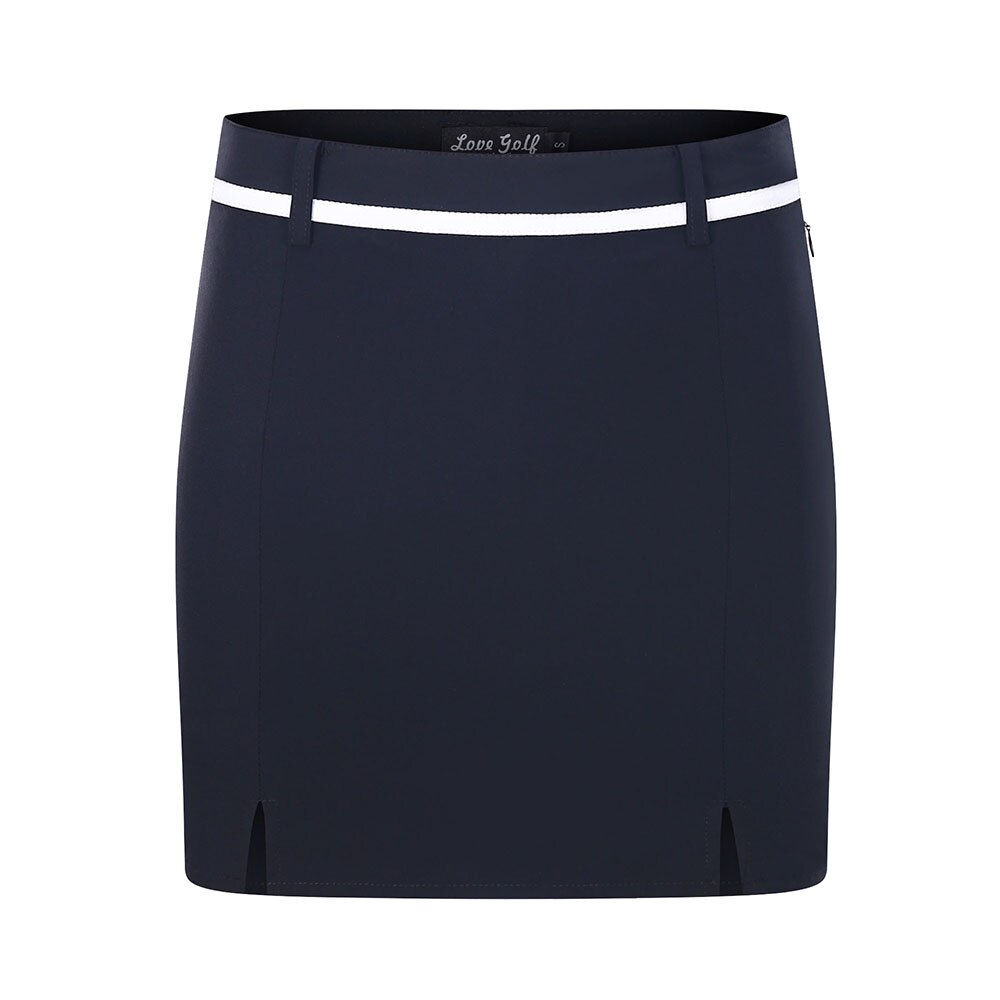Miłość spódnica golfowa spódnica golfowa rozciągliwe dopasowanie szczupły wąska spódnica golf majtki damskie: czarny / XL