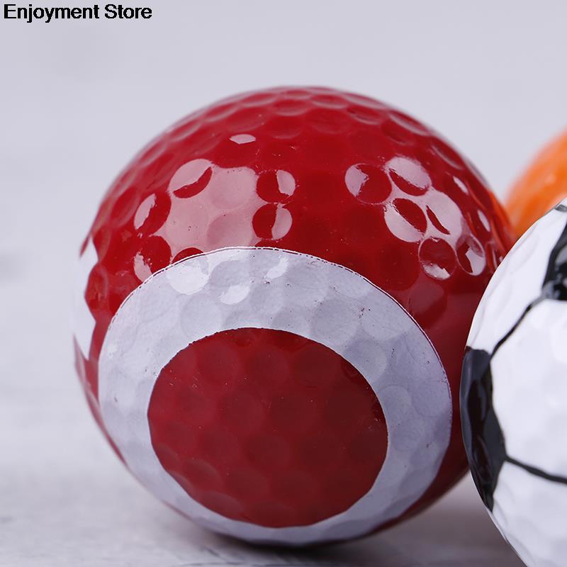6pc/ parti golfutrustning fotboll basket bordtennis baseball golfbollar ny dubbelboll tvådelad boll