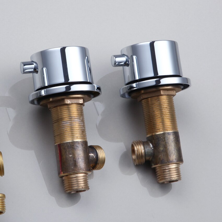 Luxe Moderne Badkamer Of Keuken Kraan Accessoires Warm En Koud Klep Half Van Paar