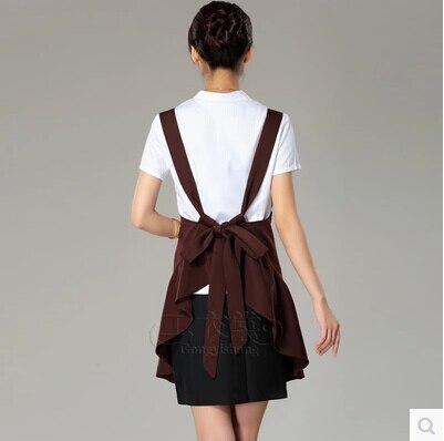 BIG Manicurist beauty salon spa uniform apron and supermarket attendant Sleeveless apron