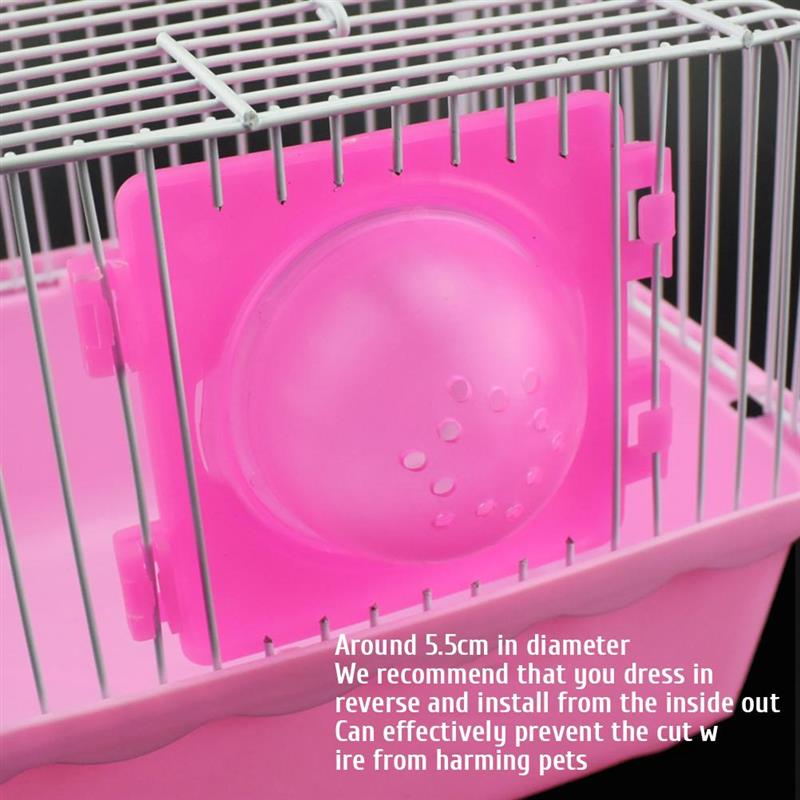 Hamster Tubes Set Transparent Hamster Cage Toys DIY Connection Tunnel Track Rat Toy Dureble Toys For Hamster