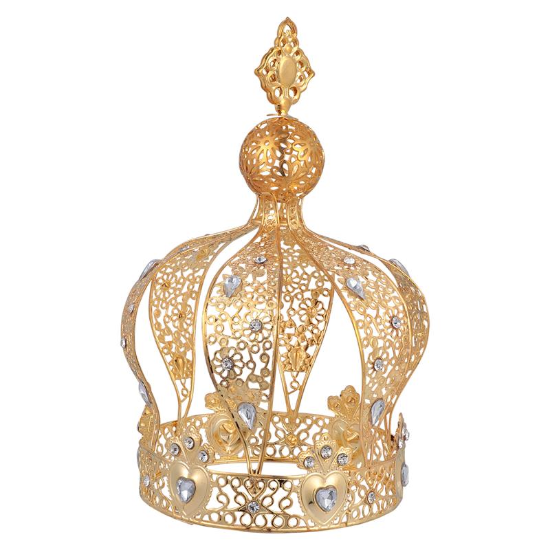 1pc Birthday Cake Decor Crown Cake Decoration Crown Ornament