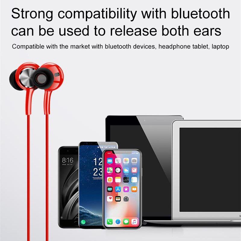 Sports Gaming Bluetooth Earphones With Microphone For Huawei Honor X10 9X Pro 9T 9S 9C 9A 8X Max 8C 8A 7A 7C Wireless Headphones
