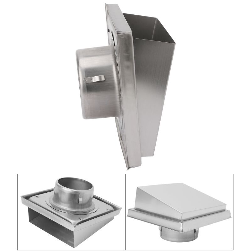 Muur Ventilatierooster Diffuser Ducting Ventilatie Cover Extractor Outlet Lamellen 090D