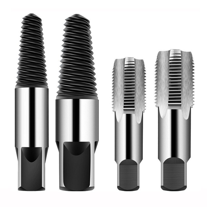 Grifo Extractor de alambre roto, válvula triangular de doble cabeza, Universal, de rosca rota, 4 y 6"