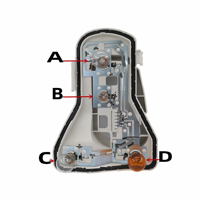 Oikea ja vasen takavalo polttimon pidike lamppu vw polo vento 2006 2007 6 q 6945257f 6 q 6945258f