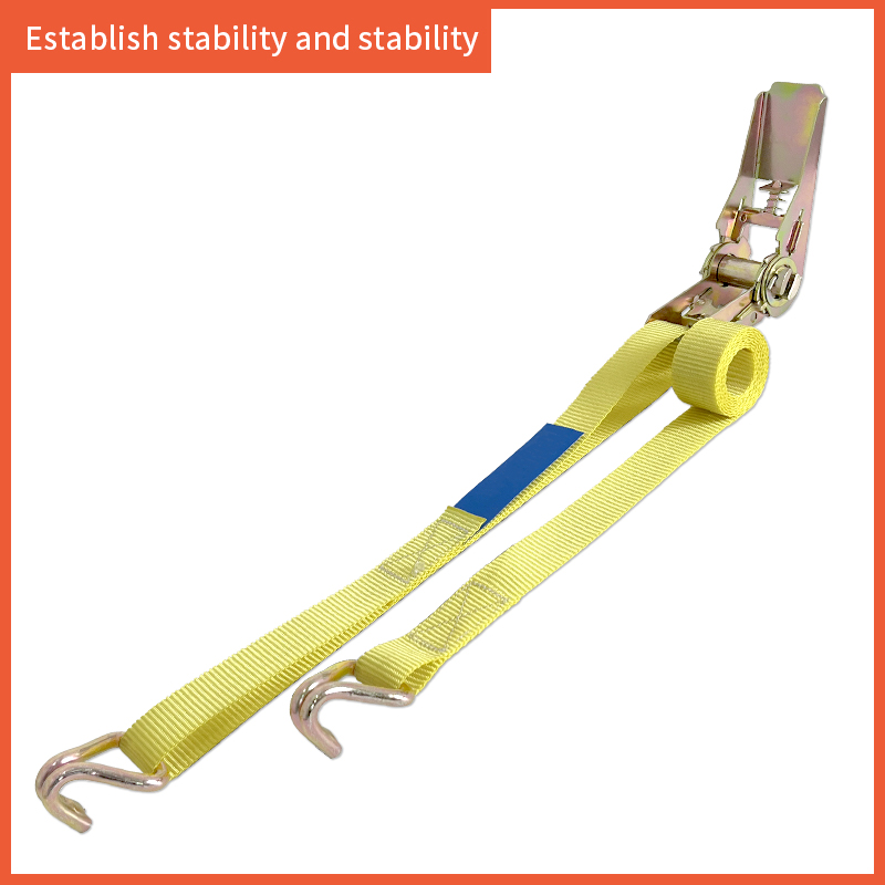 Sangles d'arrimage Sangle à cliquet Bouquets de chariot avec récipient tendeur de cargaison fixe tendeur de toit