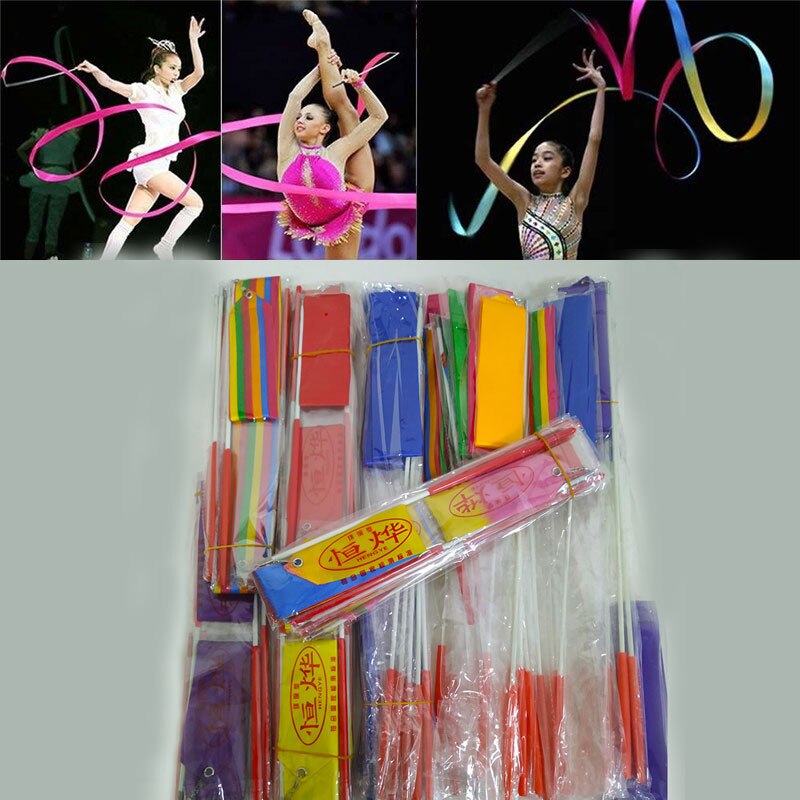 Gymnastics Dance Ribbon - 2M/4M Length - 5cm Width - Rhythmic Art Gymnastics Ballet Streamer