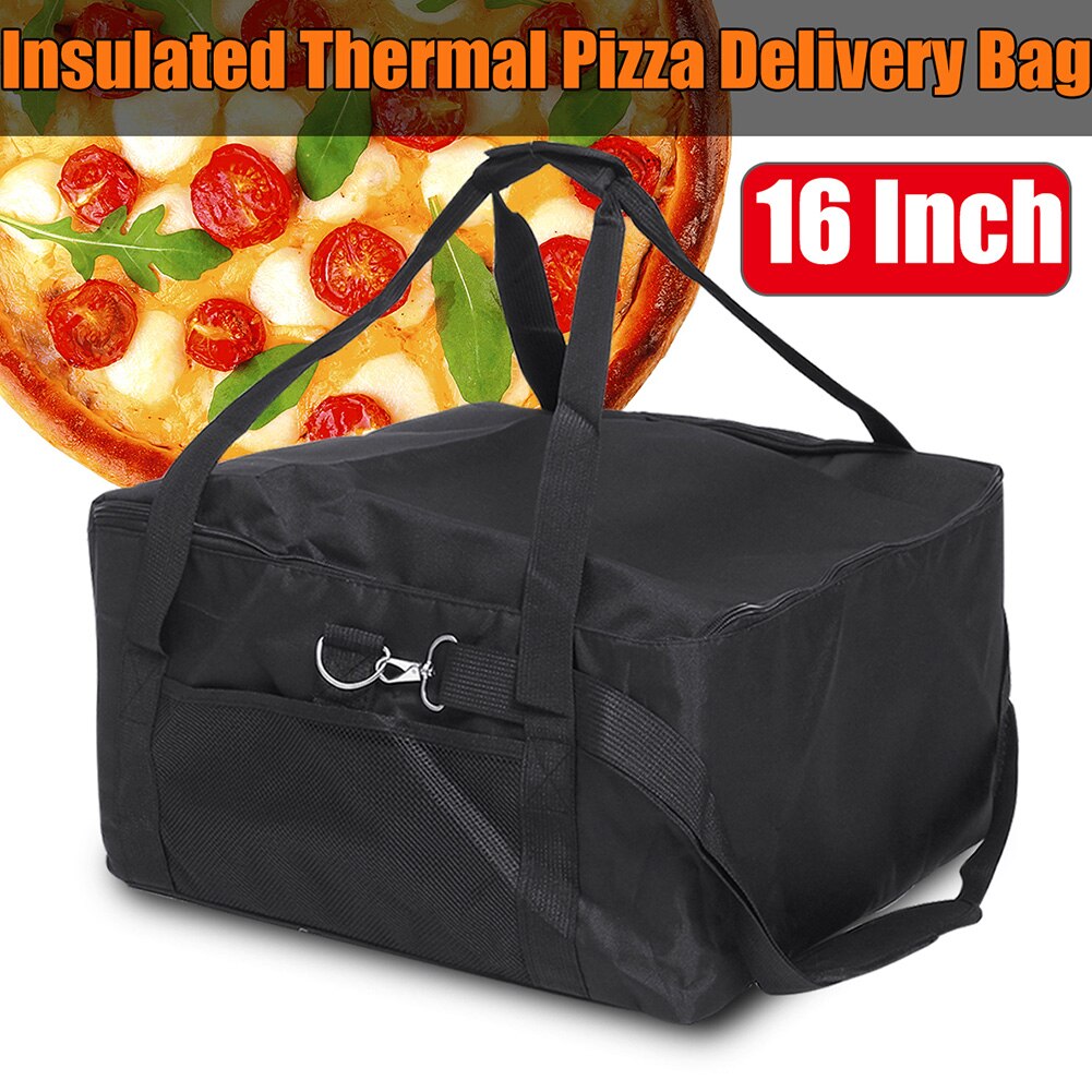 16 zoll verrotten Oxford Tuch Halfter Einfach Verwenden Pizza Tasche Isolierte Container Lagerung Haltbar Thermische Tragbare Kasten Frische Lebensmittel