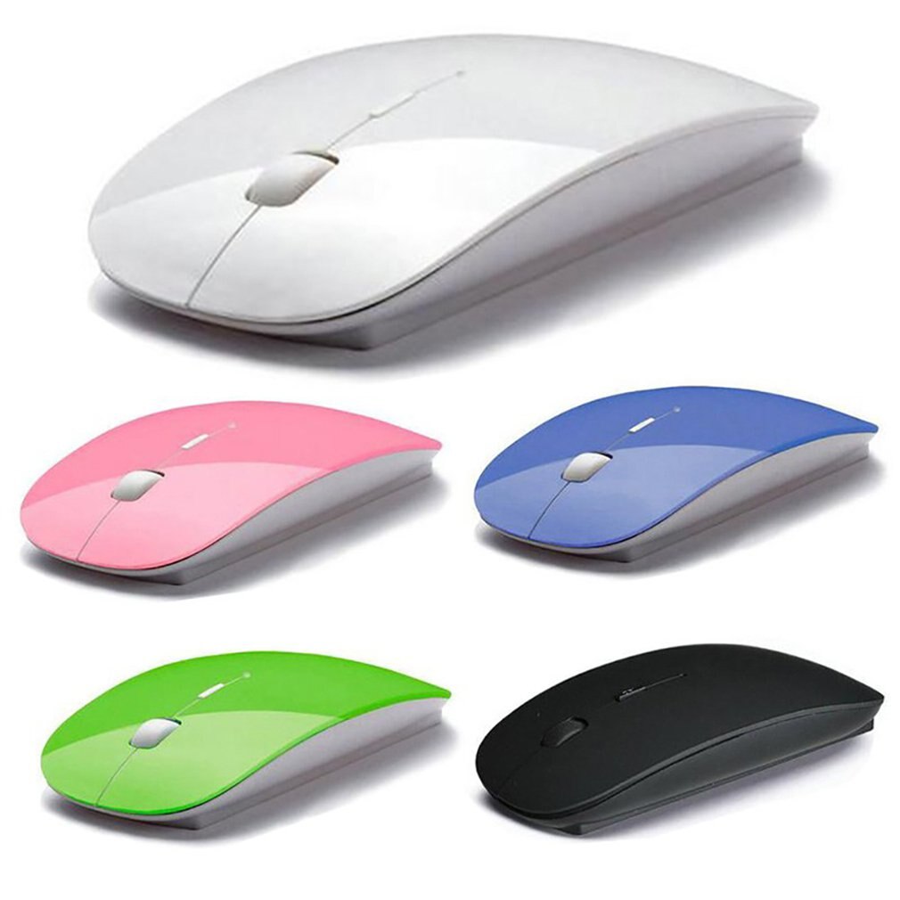 Fabrieksdirecte levering muis speciale aanbieding dunne draadloze muis 2.4g blue ray notebook computermuis