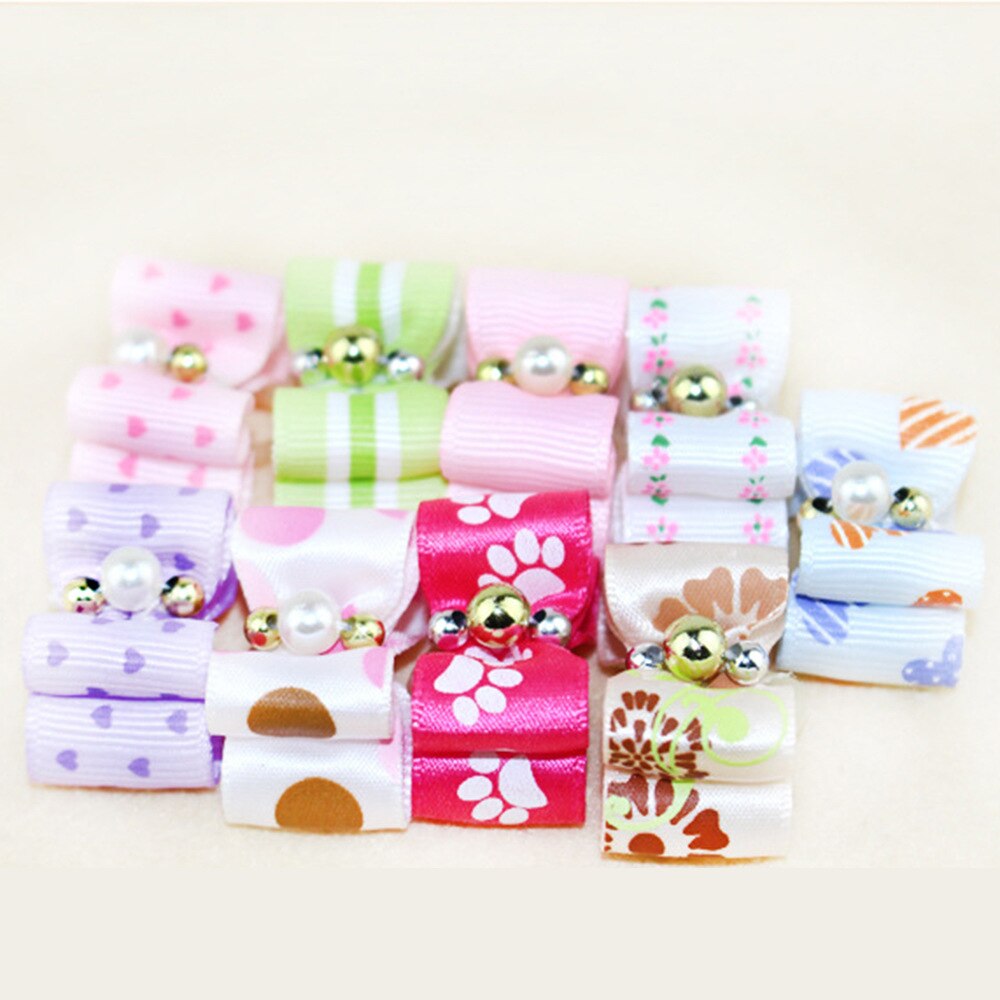 thumbnail image 2 of AWOCAN Pet Hair Clips - Flower Hair Bows For Dogs & Cats Grooming Accessories 2 of 14