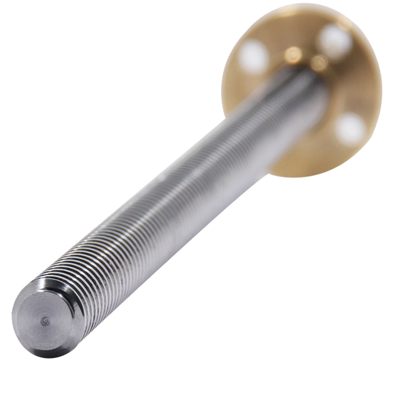 T8 blei schraube 8mm 3D Drucker teil ohne Messing kupfer Mutter trapez blei schraube für cnc 2mm Länge 100/150/200/250/300/330/350