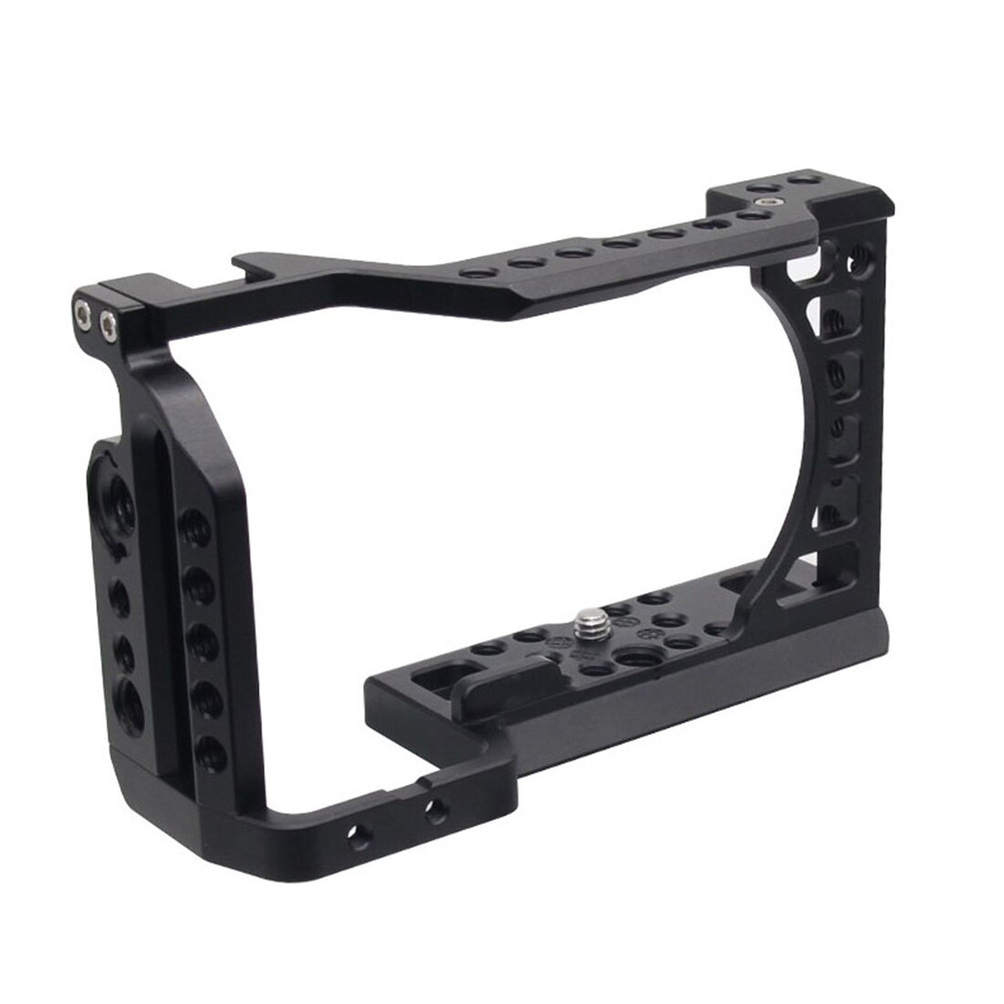 Aluminum Camera Cage Video Film Movie Making Stabilizer with Cold Shoe for Sony A6500/A6400/A6300/A6000/NEX7 Camera