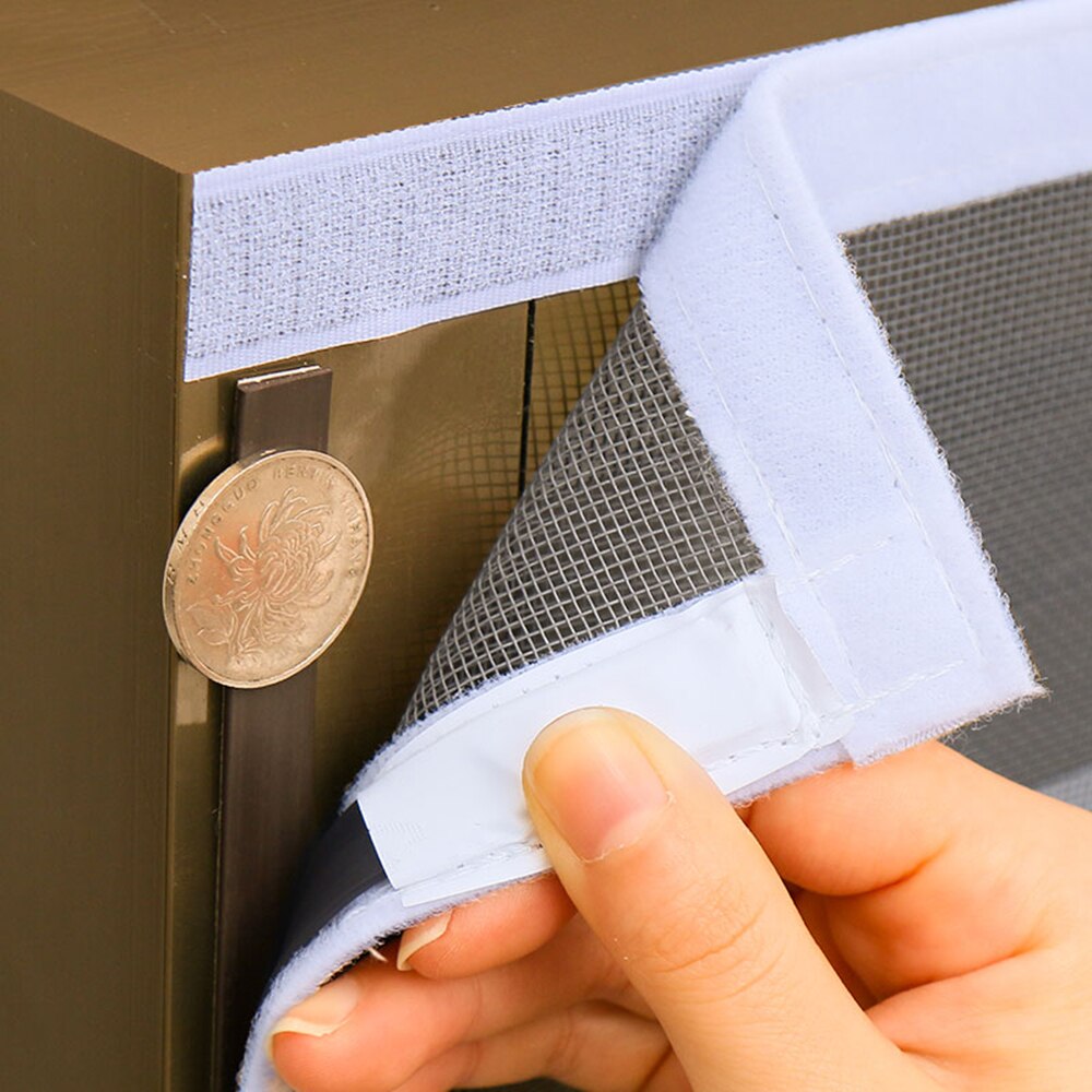 1.3*1.5m/1.5*2m Window Screens Portable Invisibility Free Of Punching Installation Insects Prevention Screen Anti mosquito nets