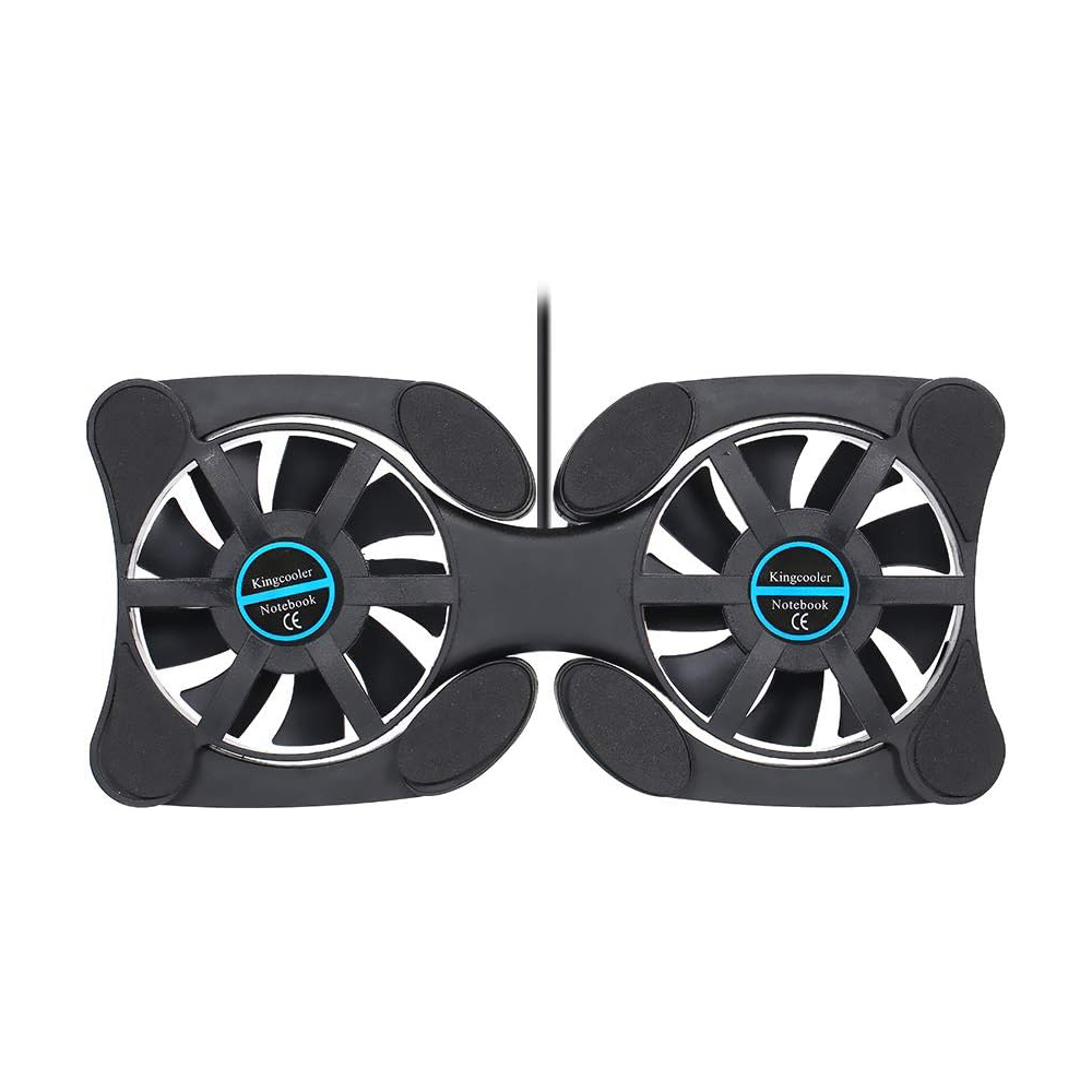 Foldable Cooling Pad Laptop Cooler with Double Fans Laptop Stand USB Powered for 7-15 inch Notebook PC LCD Display Cooler Holder
