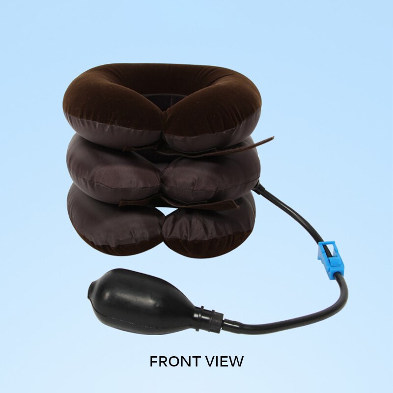 Inflatable Neck Support Cervical Support Inflatable Air Traction Massager U-Shaped Cervical Collar Health Care Therapy Device