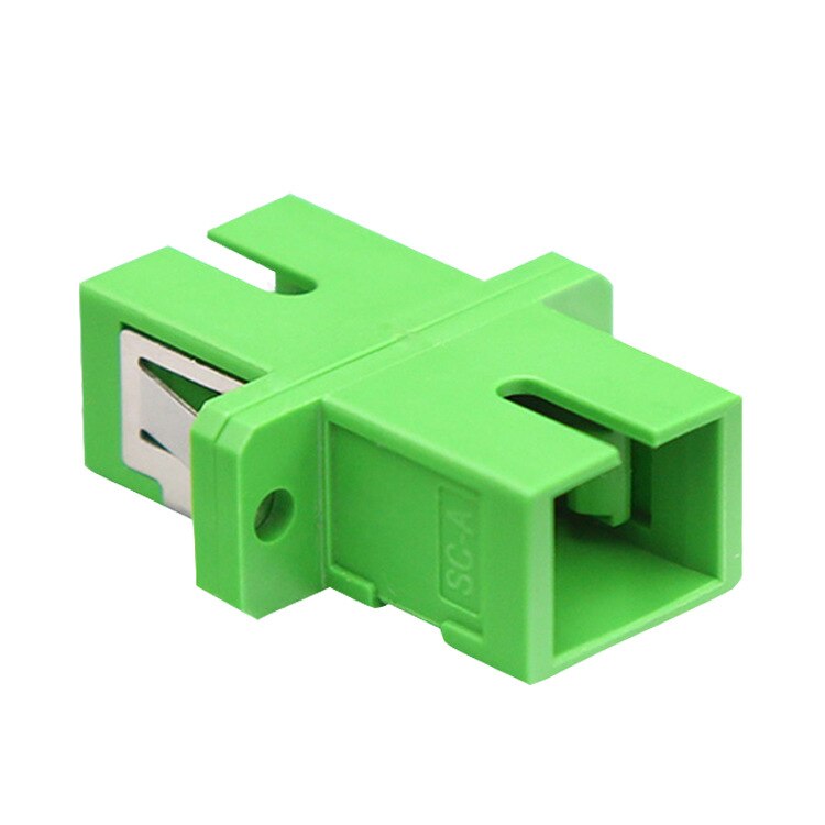 10 Adaptador pc SC APC SM Conector De Fibra Óptica SC Flange Acoplador Óptico SC Simplex Adaptador de Fibra Óptica Ftth SC Acoplador