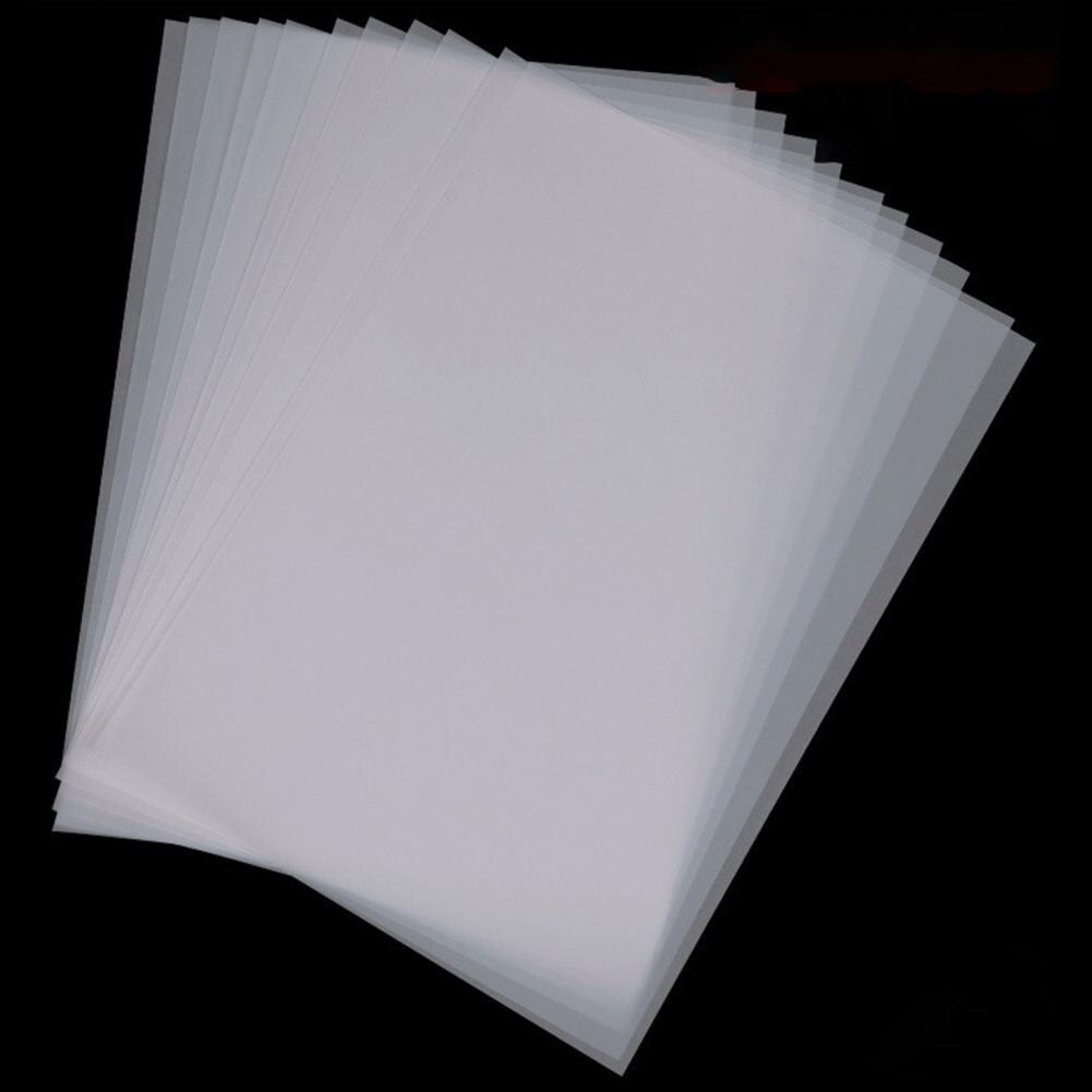 50pcs Translucent Tracing Paper for Calligraphy Craft Writing Copying Drawing Architecture Sketching Paper Office Supplies