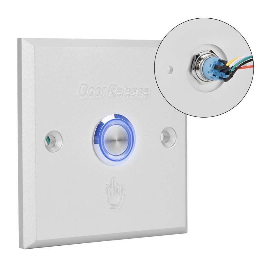 Door Access Control System Exit Button Door Push Release Switch With Indicator Light