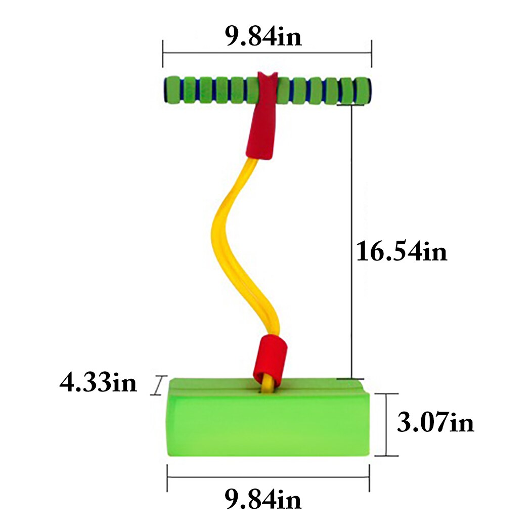 Schaum Jumper Spaß und Sicher Quietschende Sound Springen Stick Springen Spielzeug für Kinder