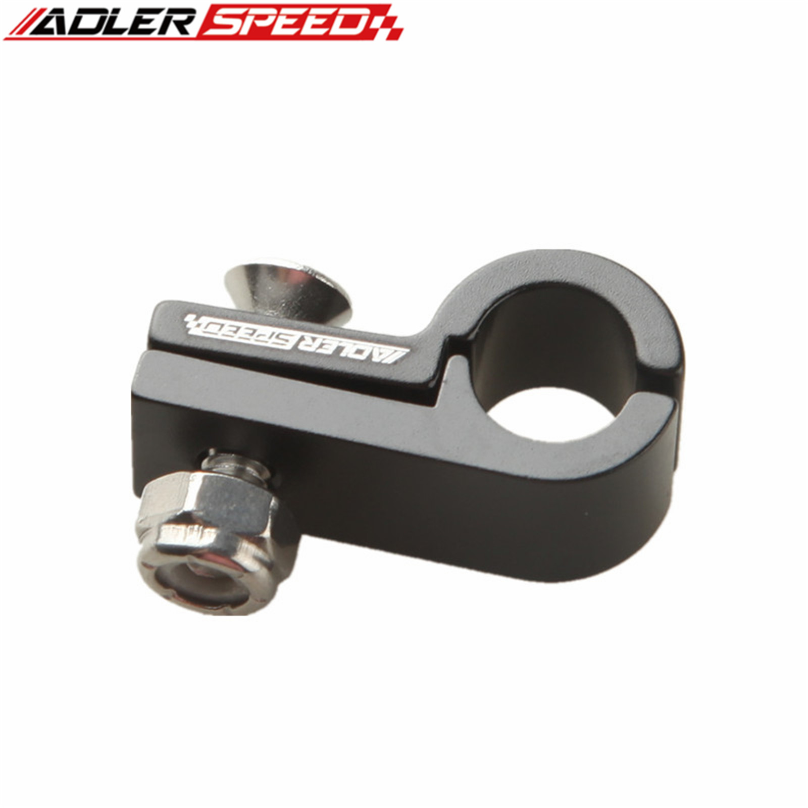 Black Aluminum Fuel Oil Gas Line Hose Clamp ID 4.8mm 6.4mm 7.9mm 9.5mm 11.1mm 14.3mm