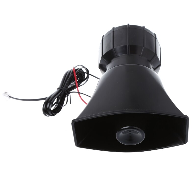 100W 12V coche camión alarma policía fuego altavoz PA sirena cuerno Sistema de micrófono de R2LC