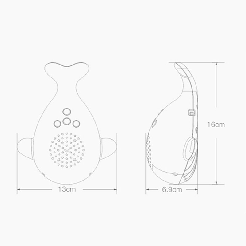 Kids Nachtlampje Star Sky Projector Speelgoed Baby Muzikale Mobiele Licht Bluetooth Speaker Verhaal Machine