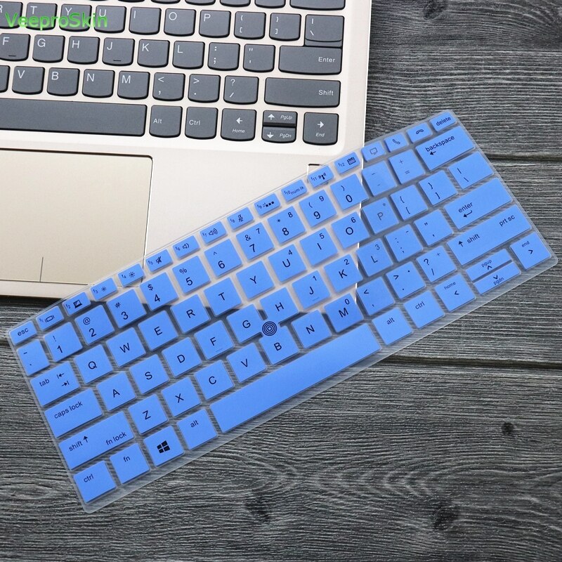 For 13.3" HP EliteBook 830 G5 / 735 G5 / 735 G6 Keyboard Cover Soft Keyboard Protector Laptop Keyboard Skin (with Pointing): blue