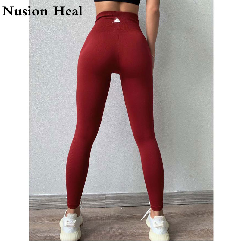 Gym Yoga Pants Sports Wear For Women Tummy Control High Waist Leggins Sport Tights Woman Fitness Seamless Leggings Sportswear