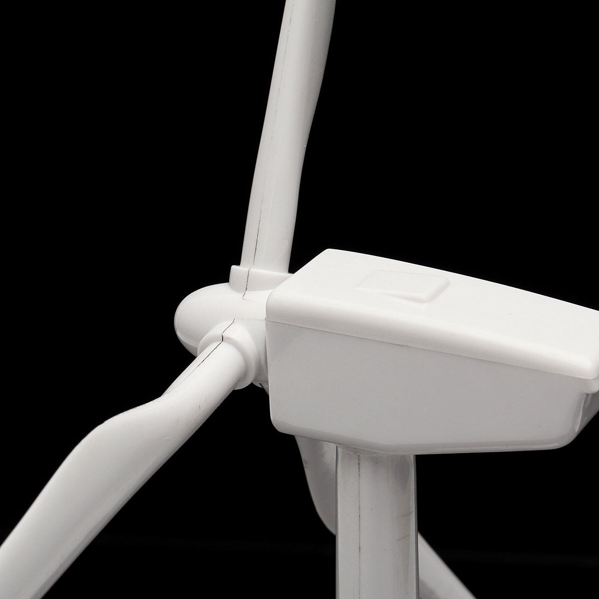 2 in 1 hvid solvind generator model og udstillingsstand vindmølle pædagogisk montagesæt desktop dekoration plast