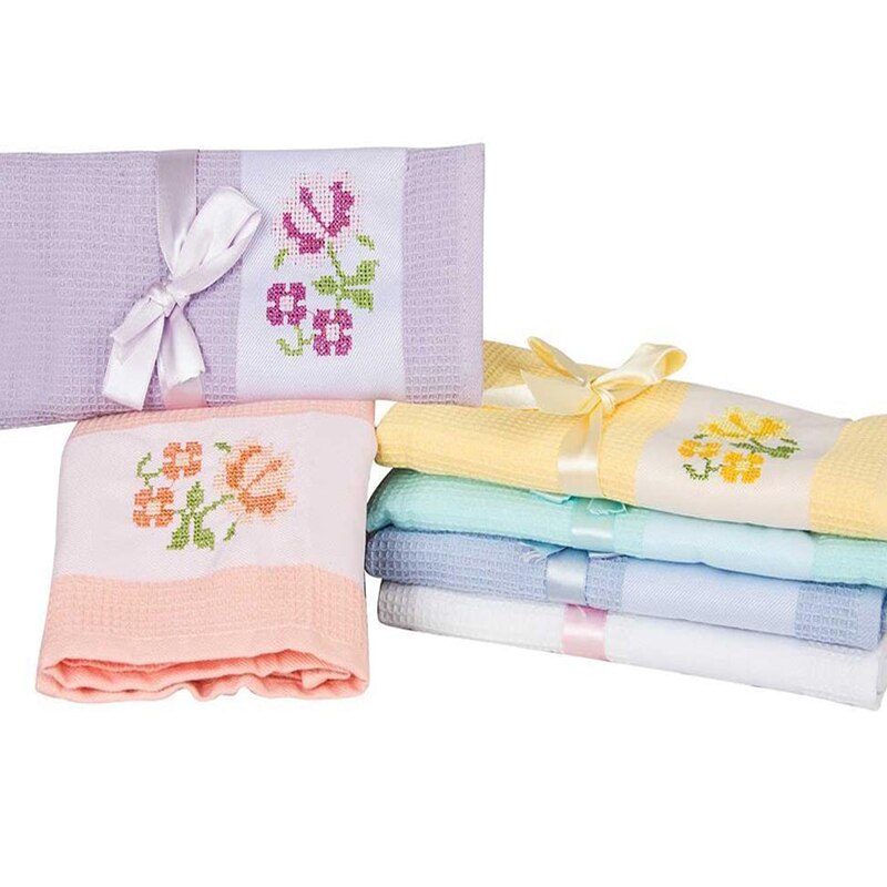 12 Stuks Geborduurde Keuken Handdoek | Turks Handdoek 45X70 Cm