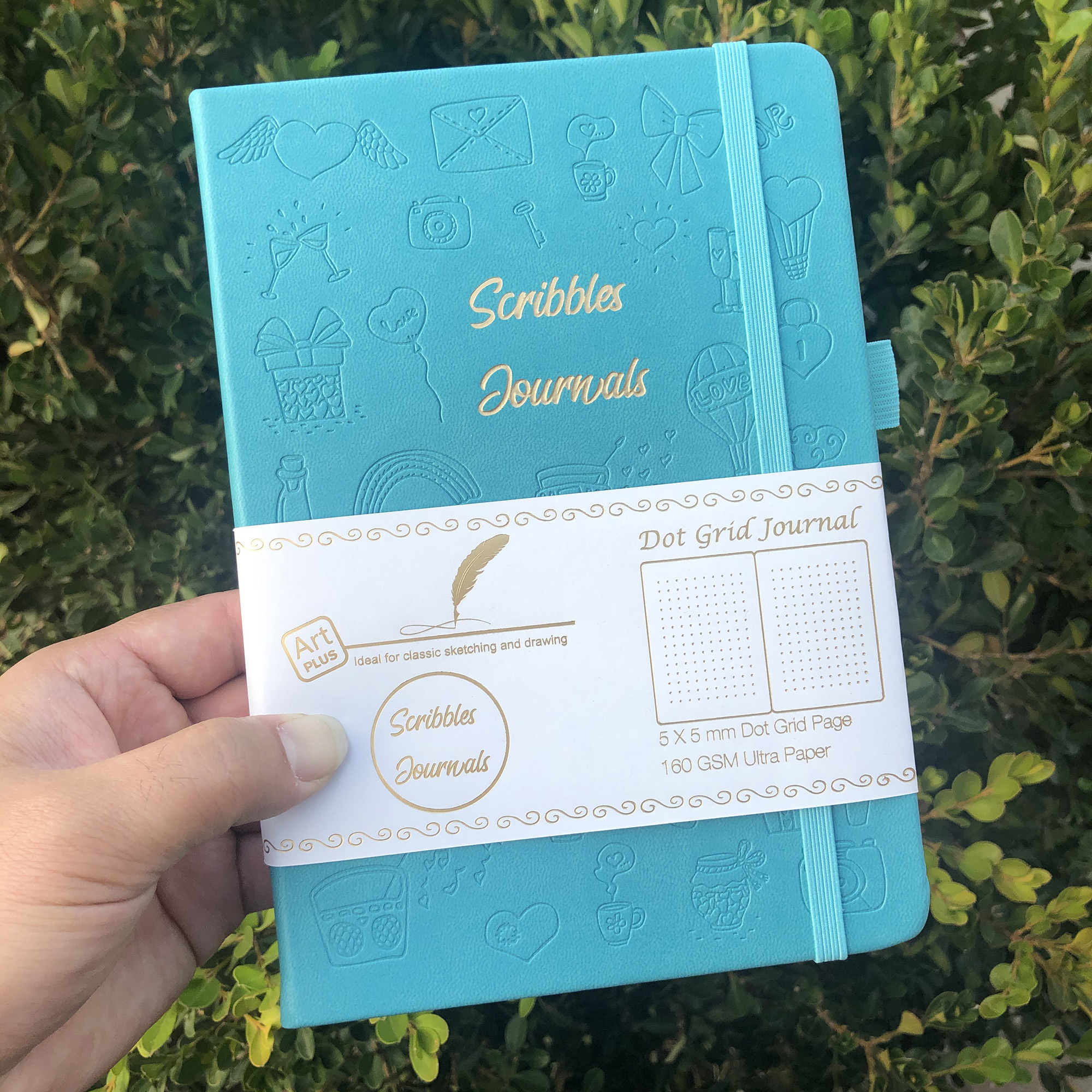 2022 Planner Dotted Notebook Dot Grid Journal to Increase Productivity, Passion, Purpose &amp; Happiness: Blue