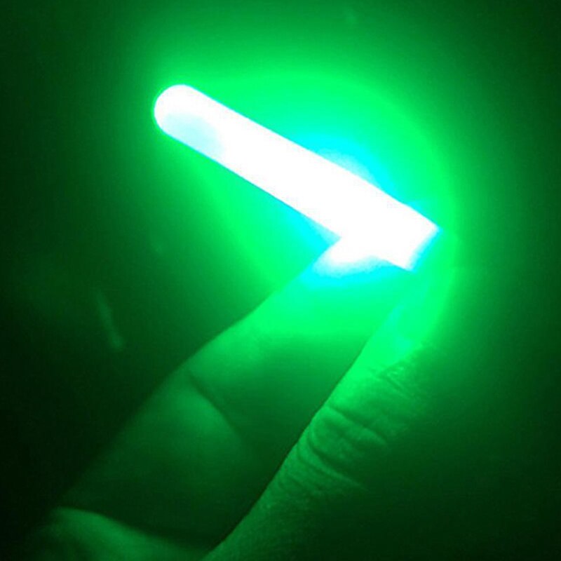 1 stuk zeeotter hengel elektronische lichtstaaf nachtvissen vishengel waterdichte lamp zonder batterij visuitrusting: Groente