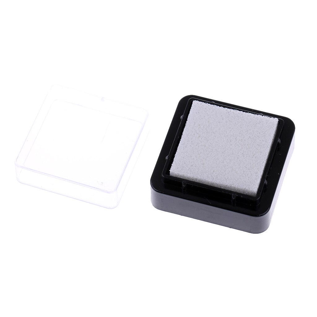 10 Uds. Almohadilla de tinta seca sin colores en la esponja para sellos tela madera manualidades de papel