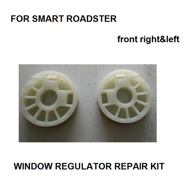 X2 rodillo para SMART ROADSTER KIT de reparación de regulador de ventanilla delantera derecha y lado izquierdo 2003 de 2004 a 2005