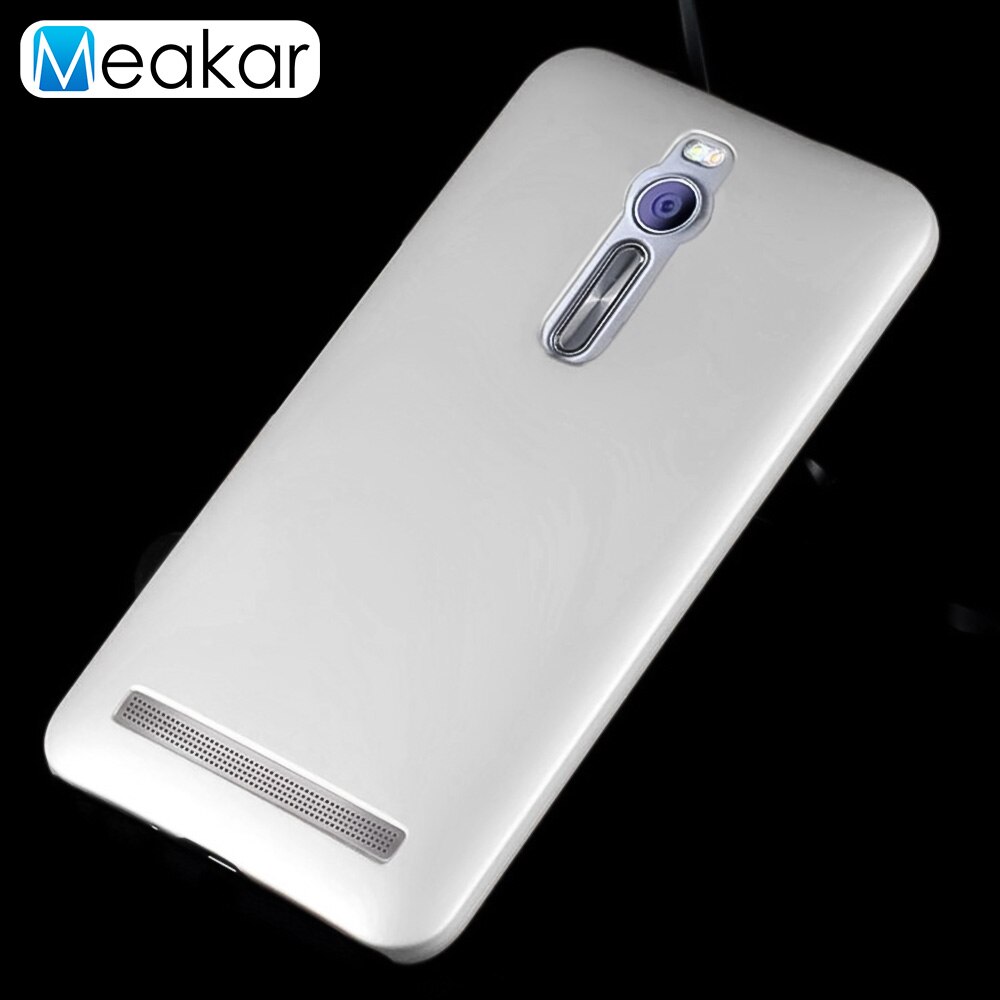 Plastica opaca Coque Copertura 5.5For Asus Zenfone 2 Ze551Ml Posteriore Del Telefono di Caso Per Asus Zenfone 2 Ze551Ml Ze550Ml Coque Copertura caso: For Ze551Ml / white