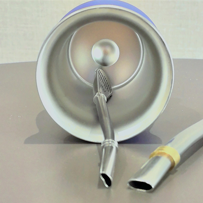 1 Set Yerba Mate Cup 304 Roestvrij Staal Dubbelwandige 8 Oz Yerba Mate Kalebas Cup Met Stro Lepel En Reinigingsborstel theewaar Sets