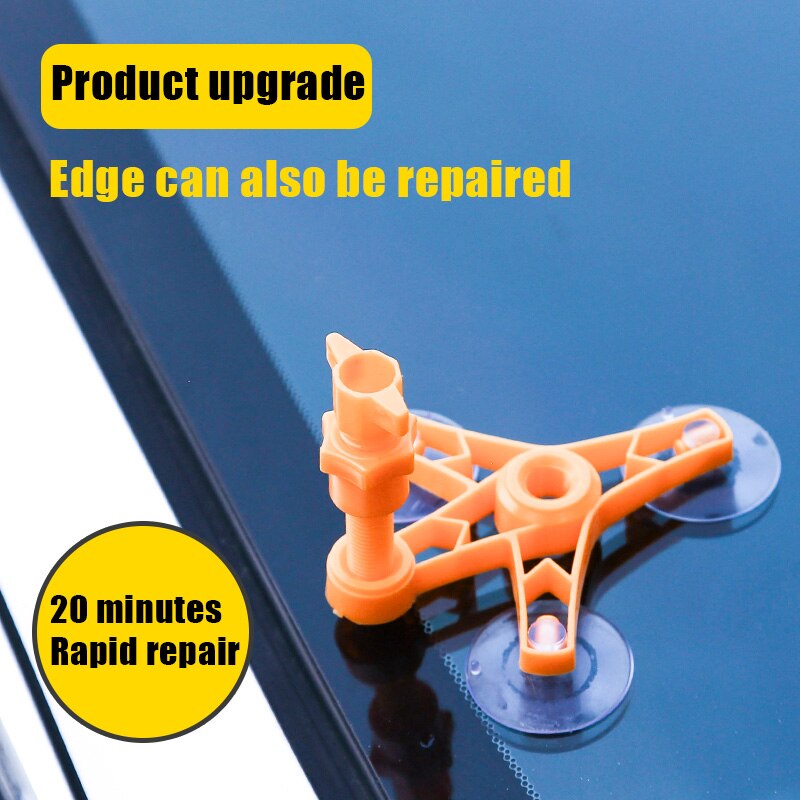 Windshield Repair Kit Quick Fix Car Windscreen Bullseye Rock Chip Crack Scratch F-Best