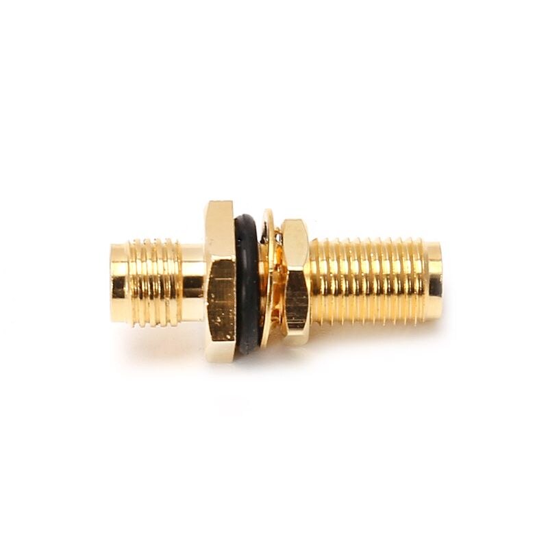 SMA Female Jack RF Connector Straight Coaxial Converter Adapter Panel Mount O-Ring Connectors