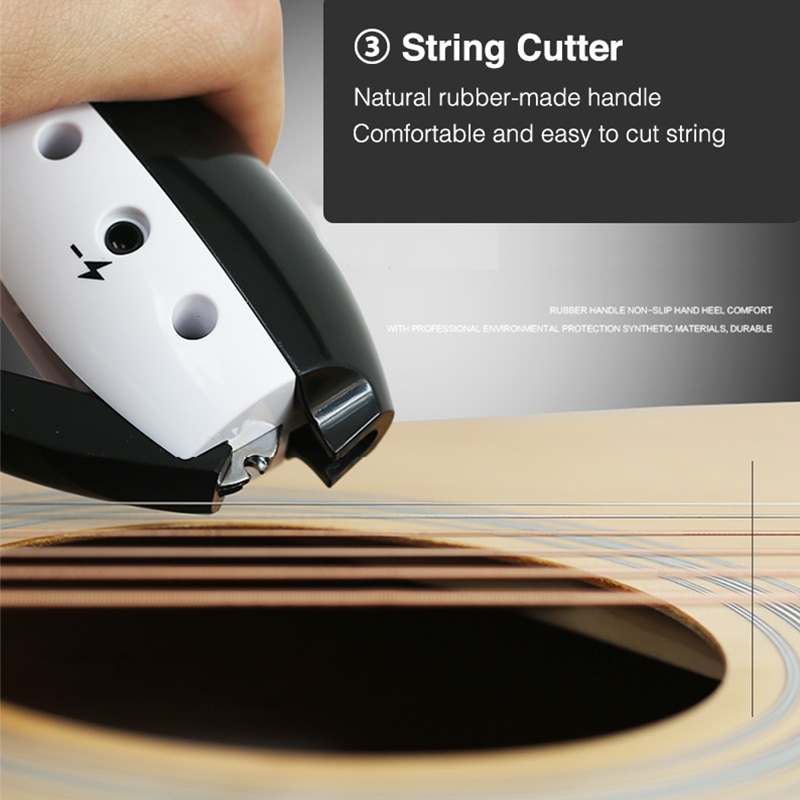 Penguin String Winder Cutter And Bridge Pin Puller For Acoustic Electric Guitar Ukulele Bass And Multifunctional Restring Tools