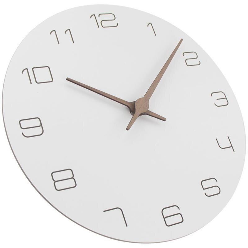Wooden Wall Clocks Decorative Hanging Clock Simple Home Wall Decor