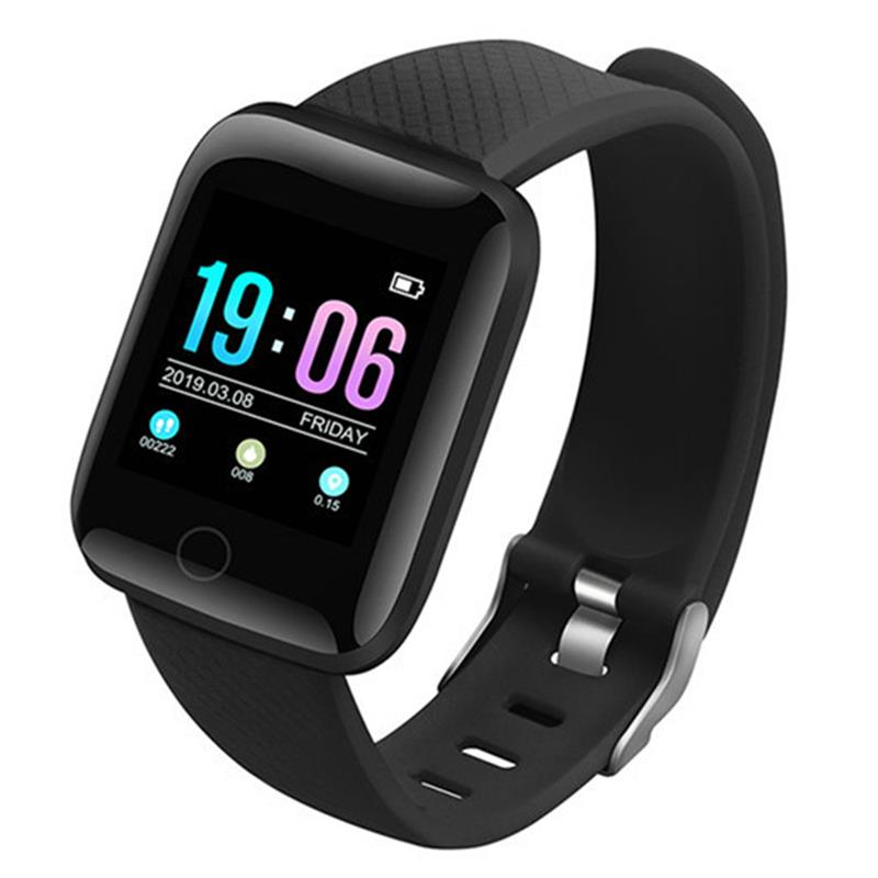 116 pluss smart armbånd Fitness sporer skritteller Fitness armbånd blodtrykksmåling hjertefrekvensmåler smartbånd