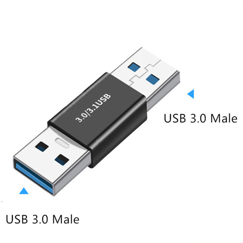 1Pcs USB 3.0 Adapter Male to Female Fmale-Female Male-Female Converter Coupler Changer Connector Durable for PC Laptop: BROWN