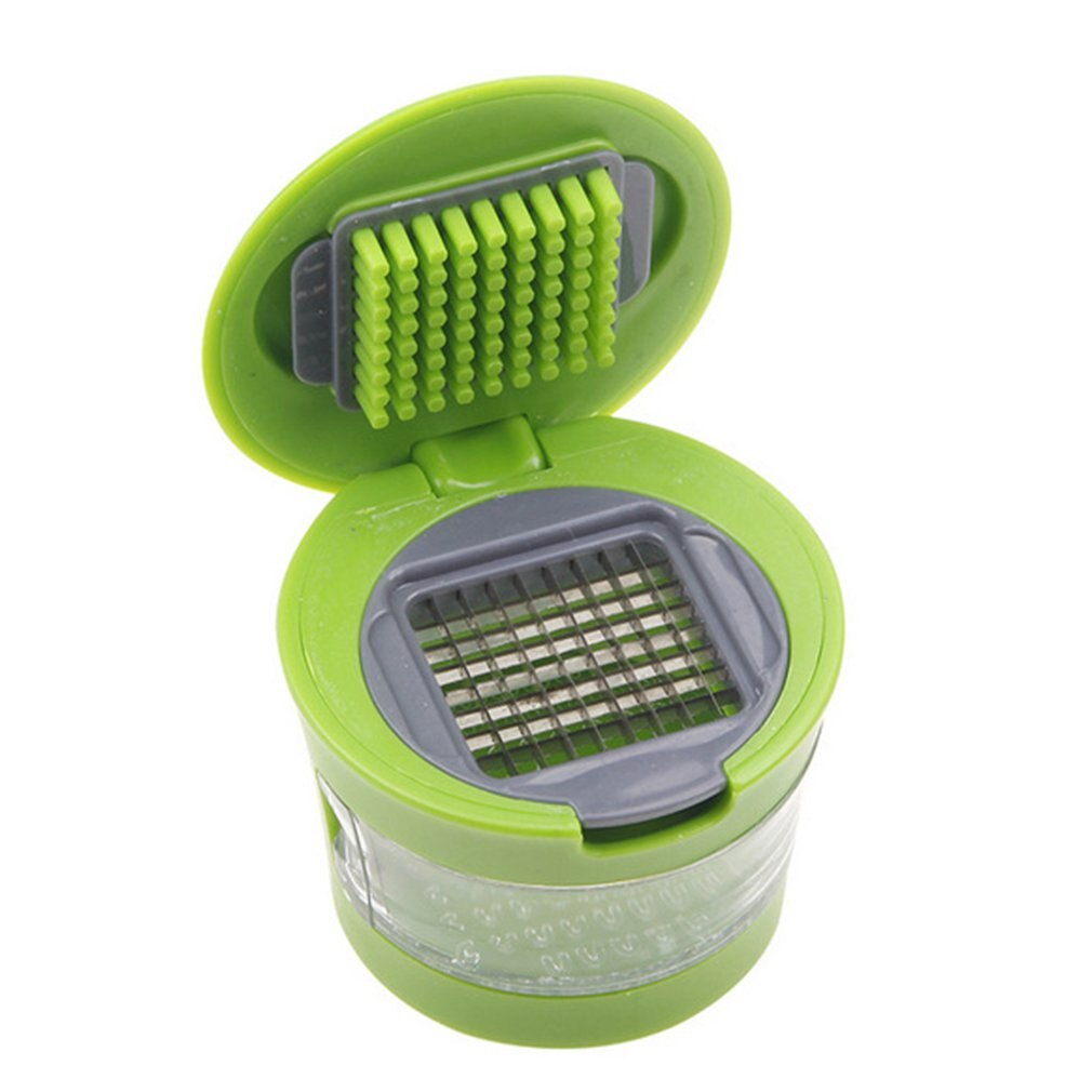 Kitchen Innovations Garlic Peel Garlic Press Crusher Mincer and Storage Container Garlic Chopper Kitchen Tool