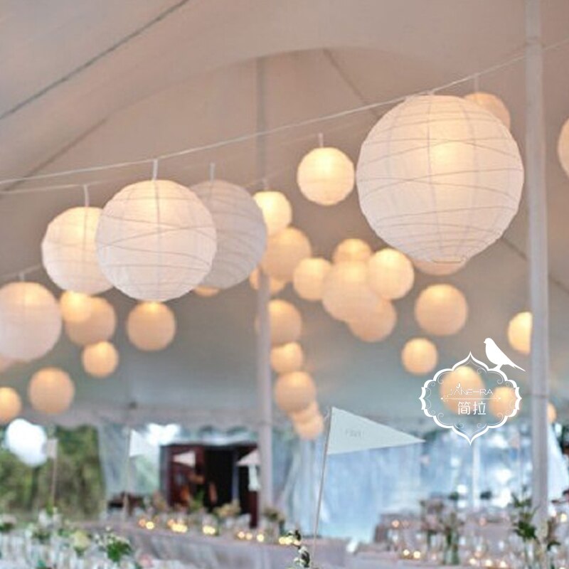 Neue 1 STÜCK 20 cm China Runde Papierlaterne Festival Lieferungen Geburtstag Hochzeit Dekoration dekor handwerk DIY Lampion laterne