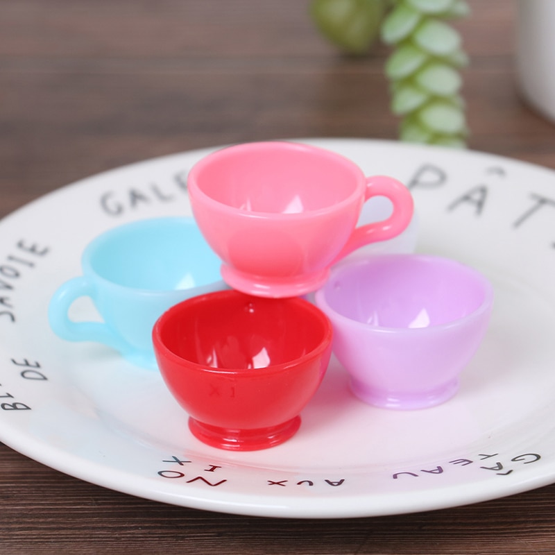 1 PC 1:12 Cute Cup For Miniature Dollhouse Coffee Cup Kitchen Room Food Drink Home Tableware Decors