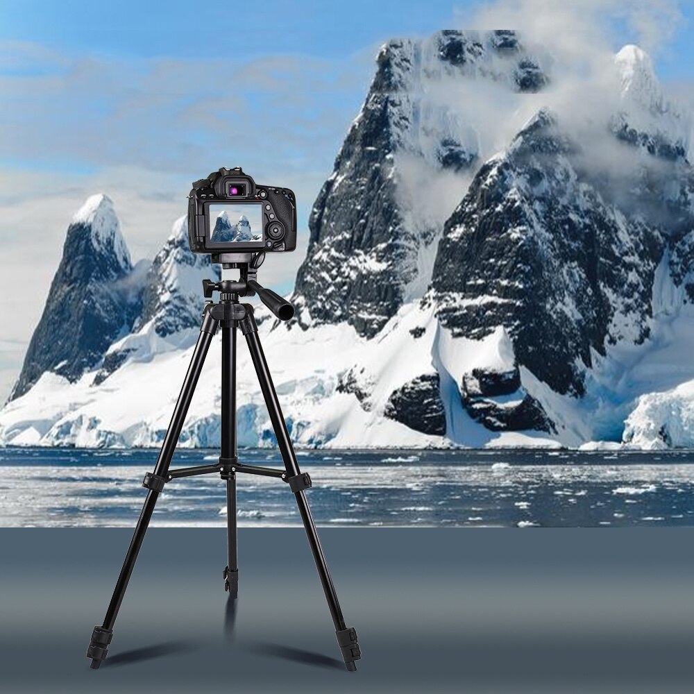 Tripod 3120 With 3-Way Head for Nikon D7100 D90 D3100 DSLR Sony NEX-5N A7S Canon 650D 70D 600D with Carry Bag