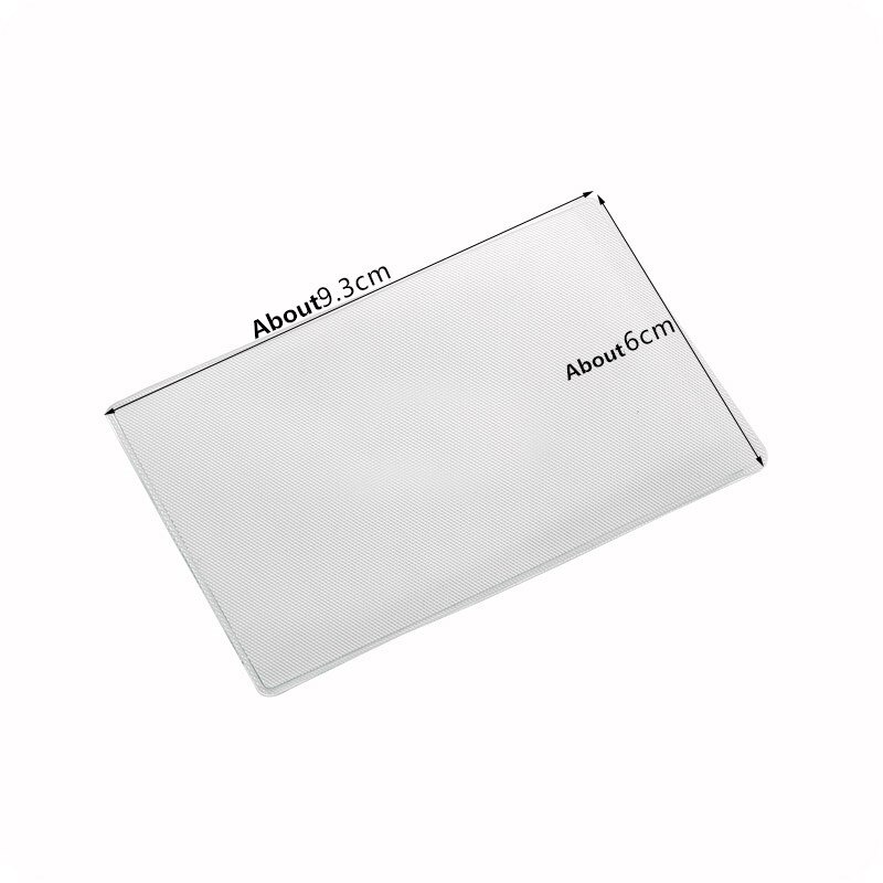 5Pcs PVC ID Credit Card Holder Waterproof Transparent Card Protector Case Cover