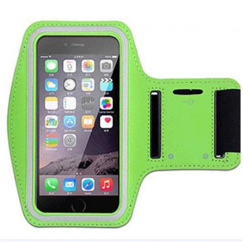 Universele Waterdichte Sport Armband Tas Running Jogging Gym Arm Band Mobiele Telefoon Bag Case Cover Houder Voor Xiaomi Samsung Iphone: green