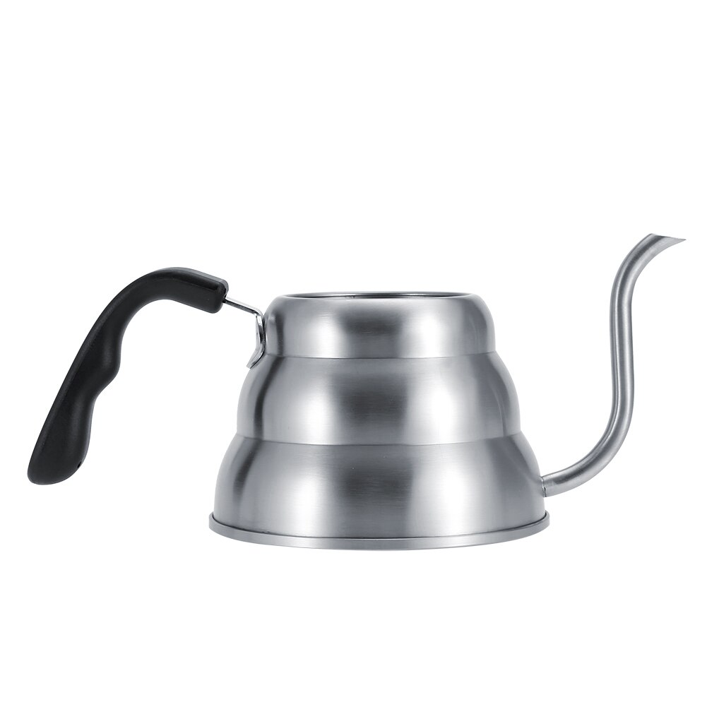 1/1.2L Drip Kettle With Built-in Thermometer Stainless Steel Pour Over Coffee Tea Pot Long Neck Gooseneck Drip Kettle